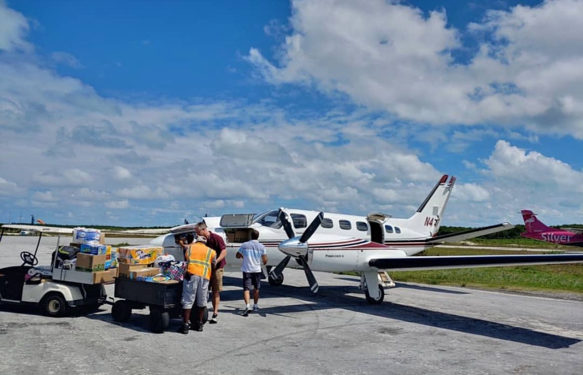 A KW Conquest II being loaded on the ramp